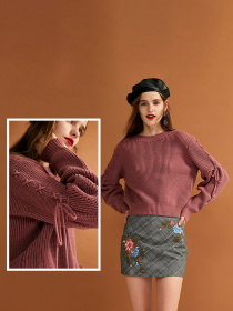 Джемпер Only модель 118313550E16_т.рожевий Фото