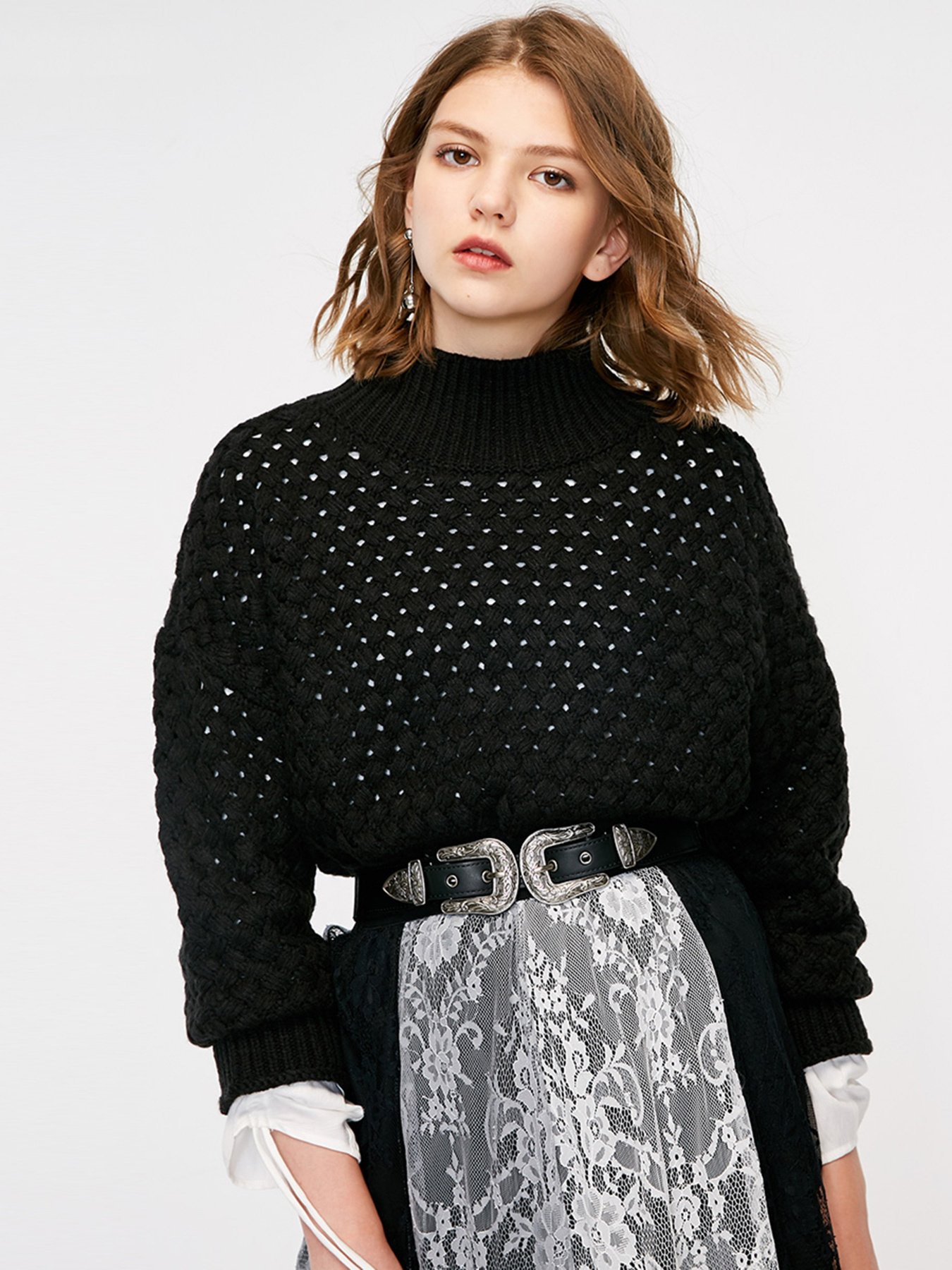 Свитер Only модель 118313554S01_чорний Фото