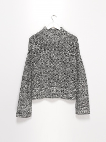 Светр Only модель 118313561S02_чорний з білим Фото