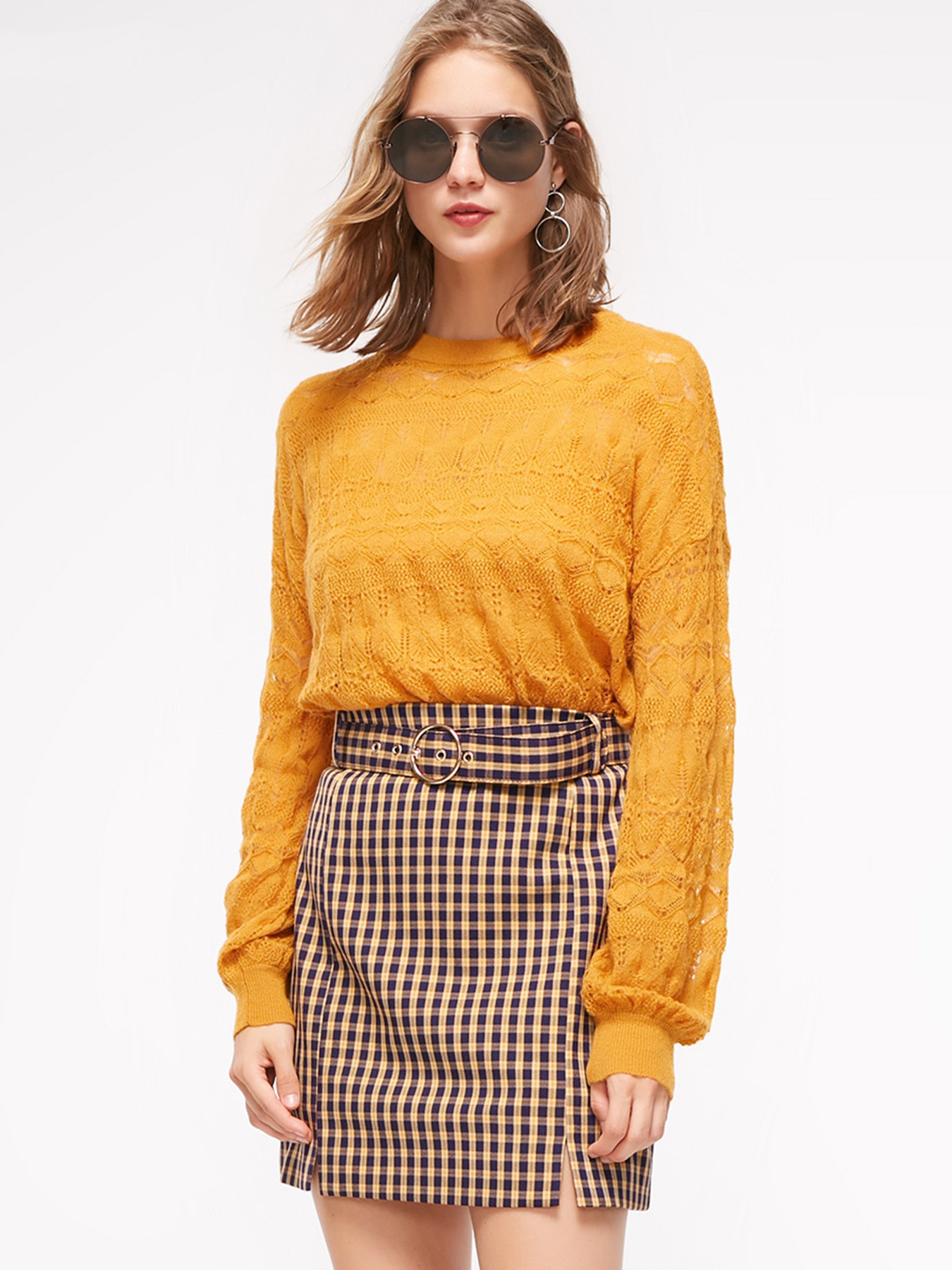 Джемпер Only модель 118324515F10_гірчичний Фото