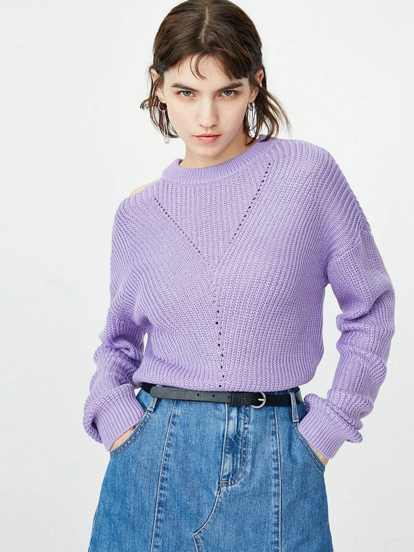 Джемпер Only модель 118324544E37_бузковий Фото