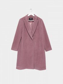 Пальто Only модель 118427502E11_т.бузковий Фото