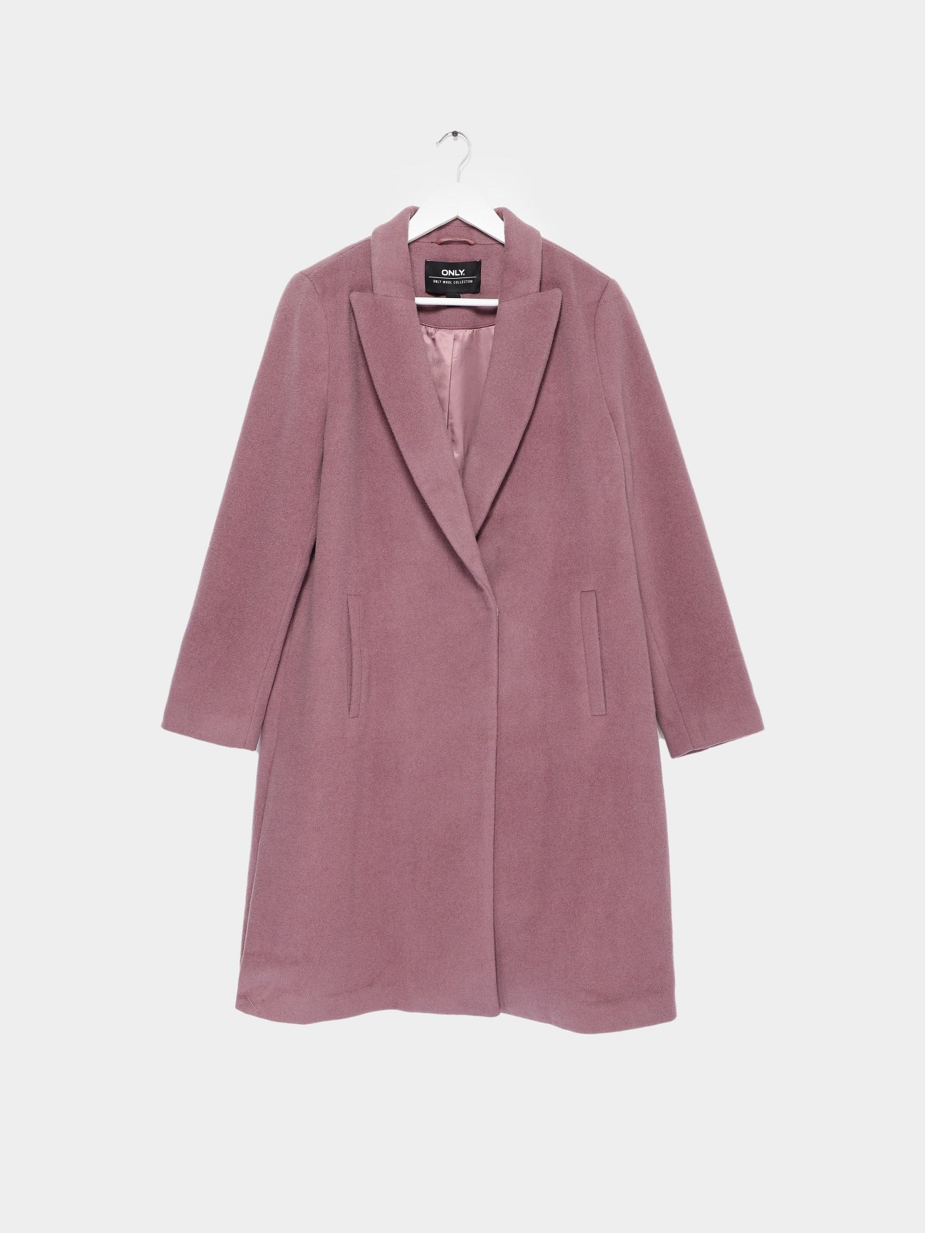 Пальто Only модель 118427502E11_т.бузковий Пальто Only модель 118427502E11_т.бузковий Фото