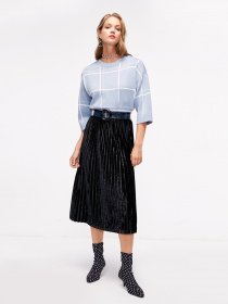 Джемпер Only модель 119124520C39_с.синій з білим Фото