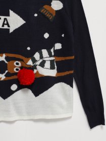 Джемпер Only модель 15161692_т.синій комб. Фото