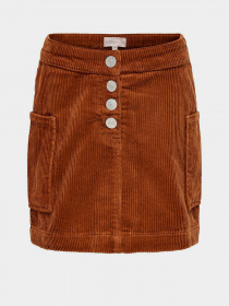 Спідниця міні Only модель 15182521_коричневий Фото