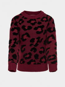 Джемпер Only модель 15207932_т.бордовий комб. Фото