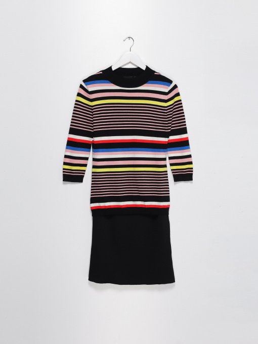 Повсякденний костюм Only модель 116446505010_чорний комб. Фото