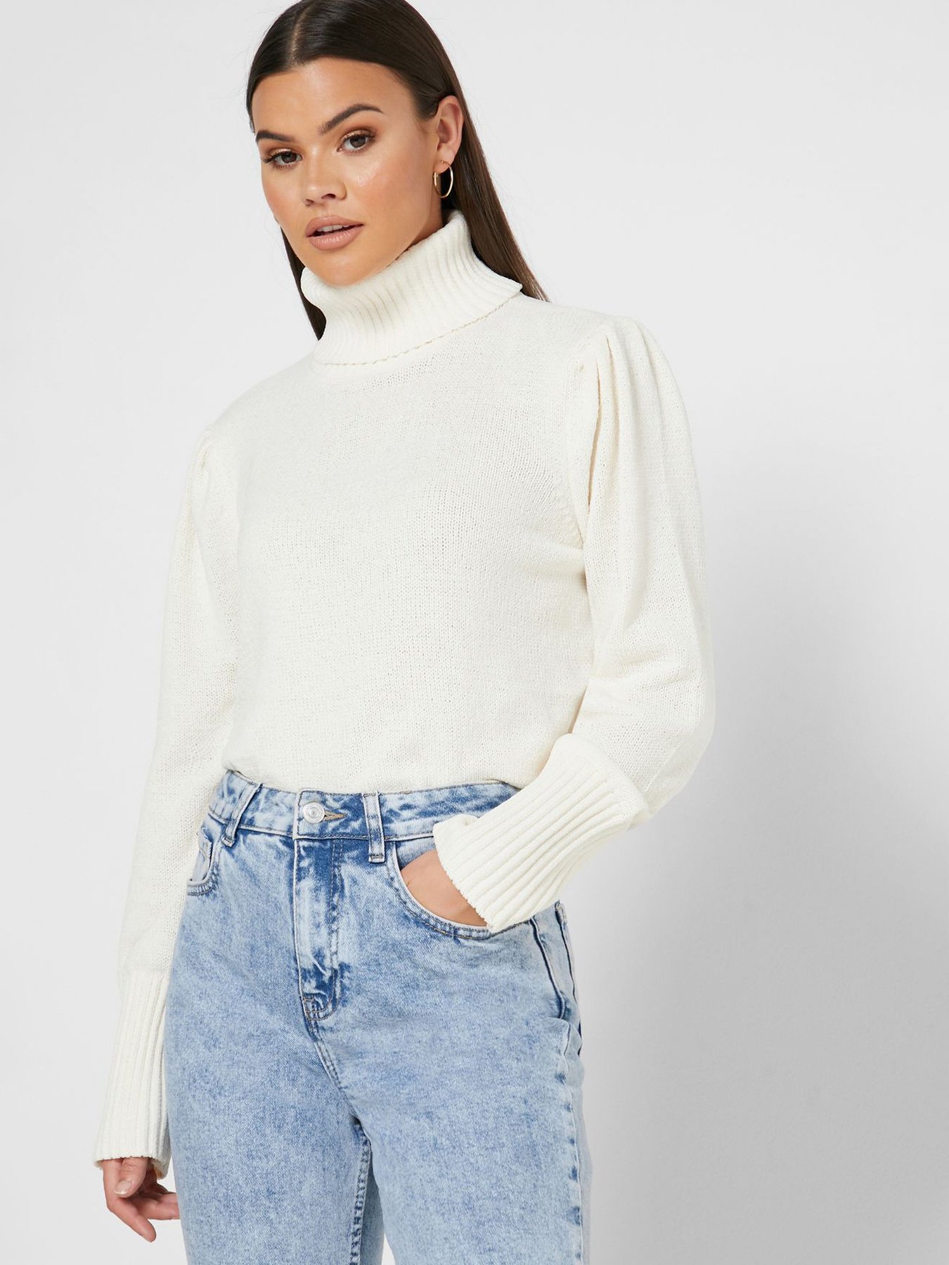 Свитер Only модель 15216776_молочний Фото