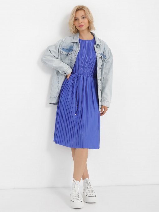 Платье миди Only модель 15201887_Dazzling Blue Фото