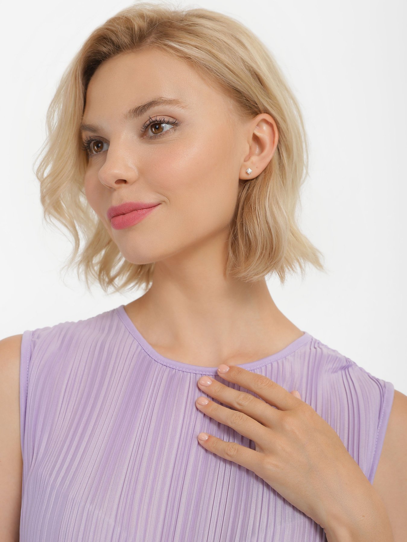 Платье миди Only модель 15201887_Purple Rose Фото