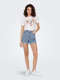 Шорты джинсовые Only модель 15230571_Light Blue Denim Фото