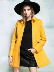 Пальто Only модель 11534S015054_жовтий Фото