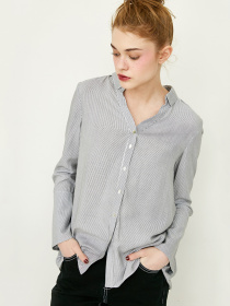 Сорочка Only модель 117105521E40_білий з чорним Фото