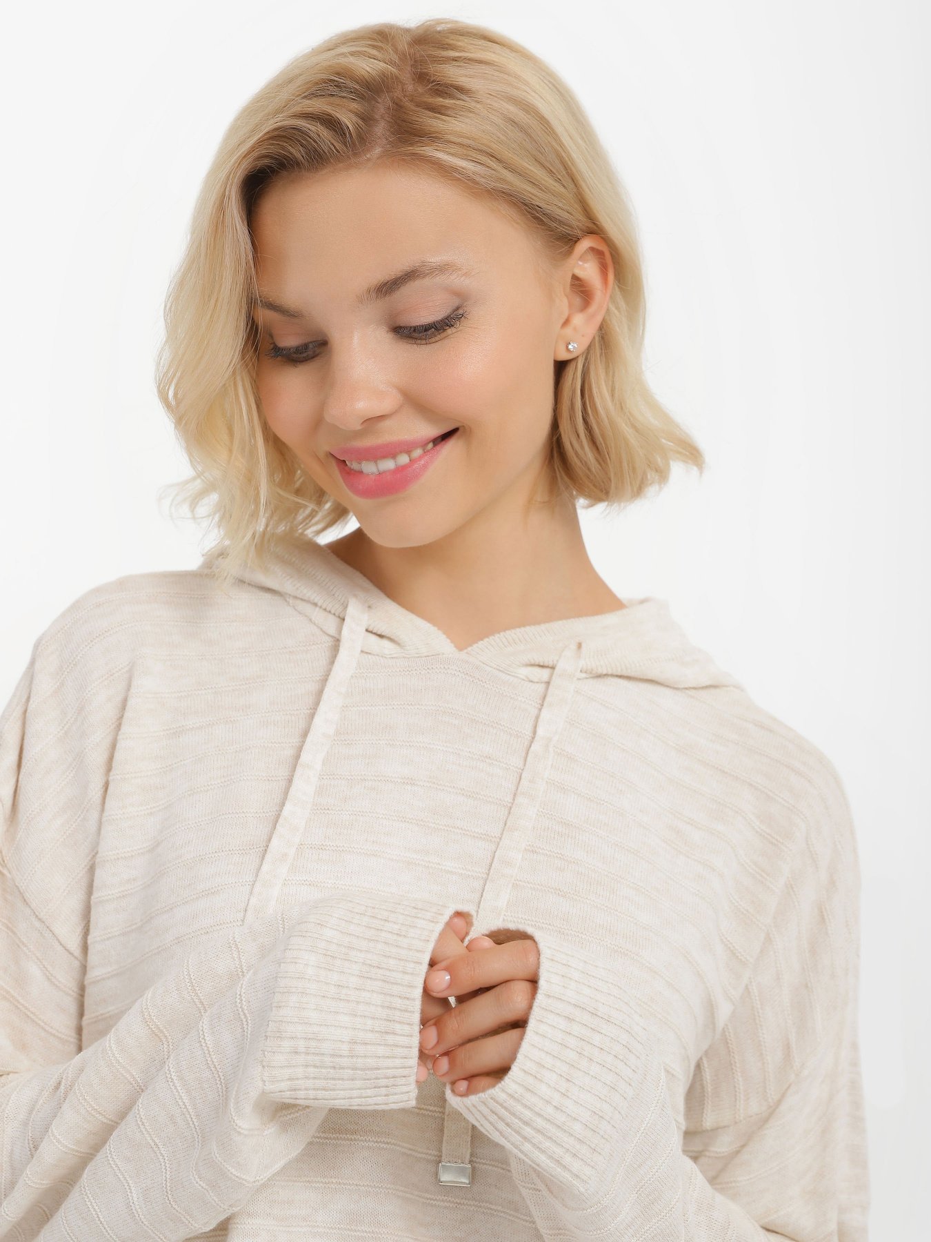 Худи Only модель 15294525_Pumice Stone Фото