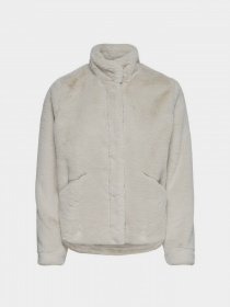 Шуба Only модель 15160013_Pumice Stone Фото