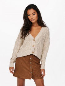 Кардиган Only модель 15233017_Pumice Stone Кардиган Only модель 15233017_Pumice Stone Фото