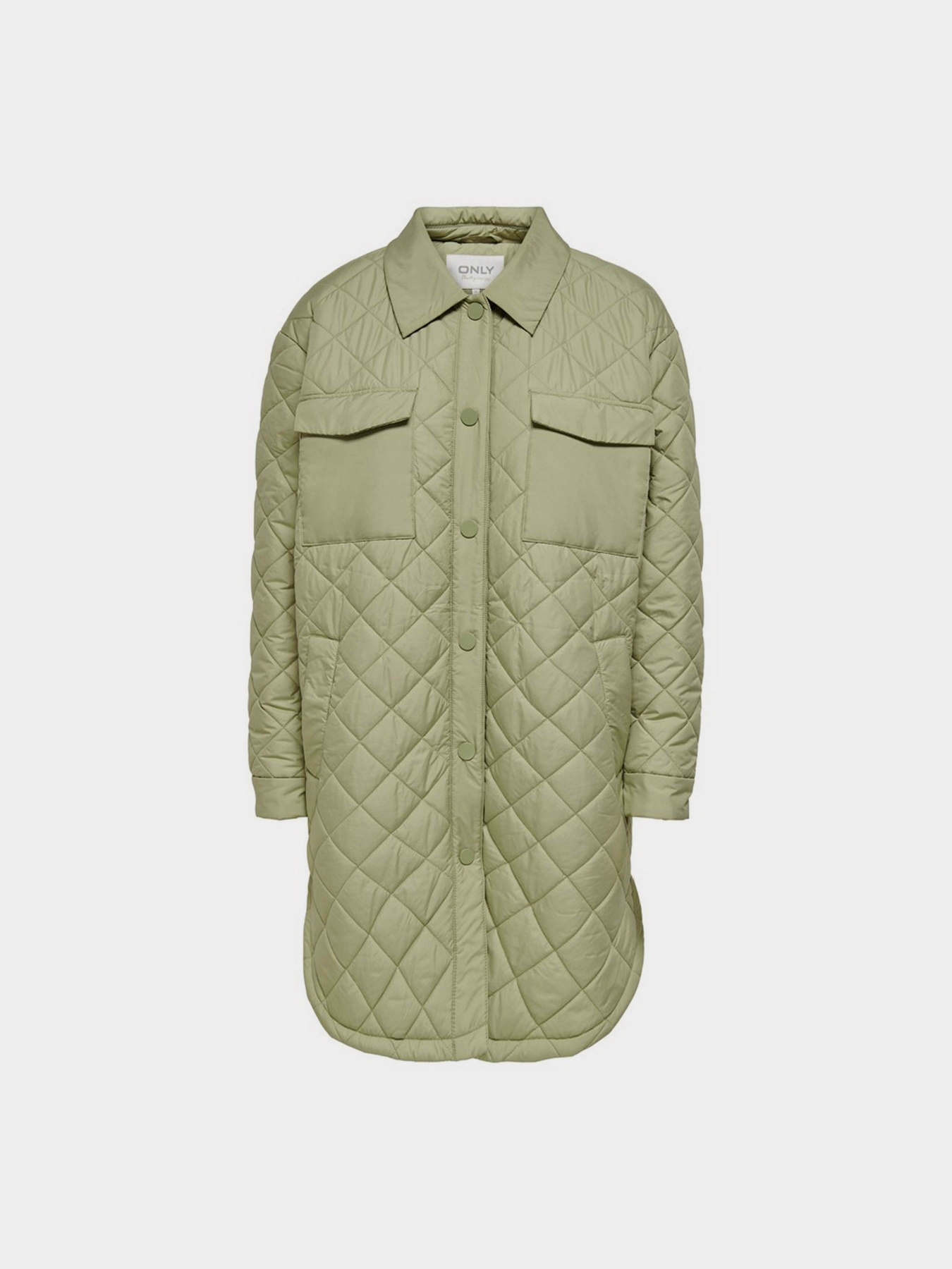 Куртка-сорочка Only модель 15245897_Slate Green Куртка-сорочка Only модель 15245897_Slate Green Фото