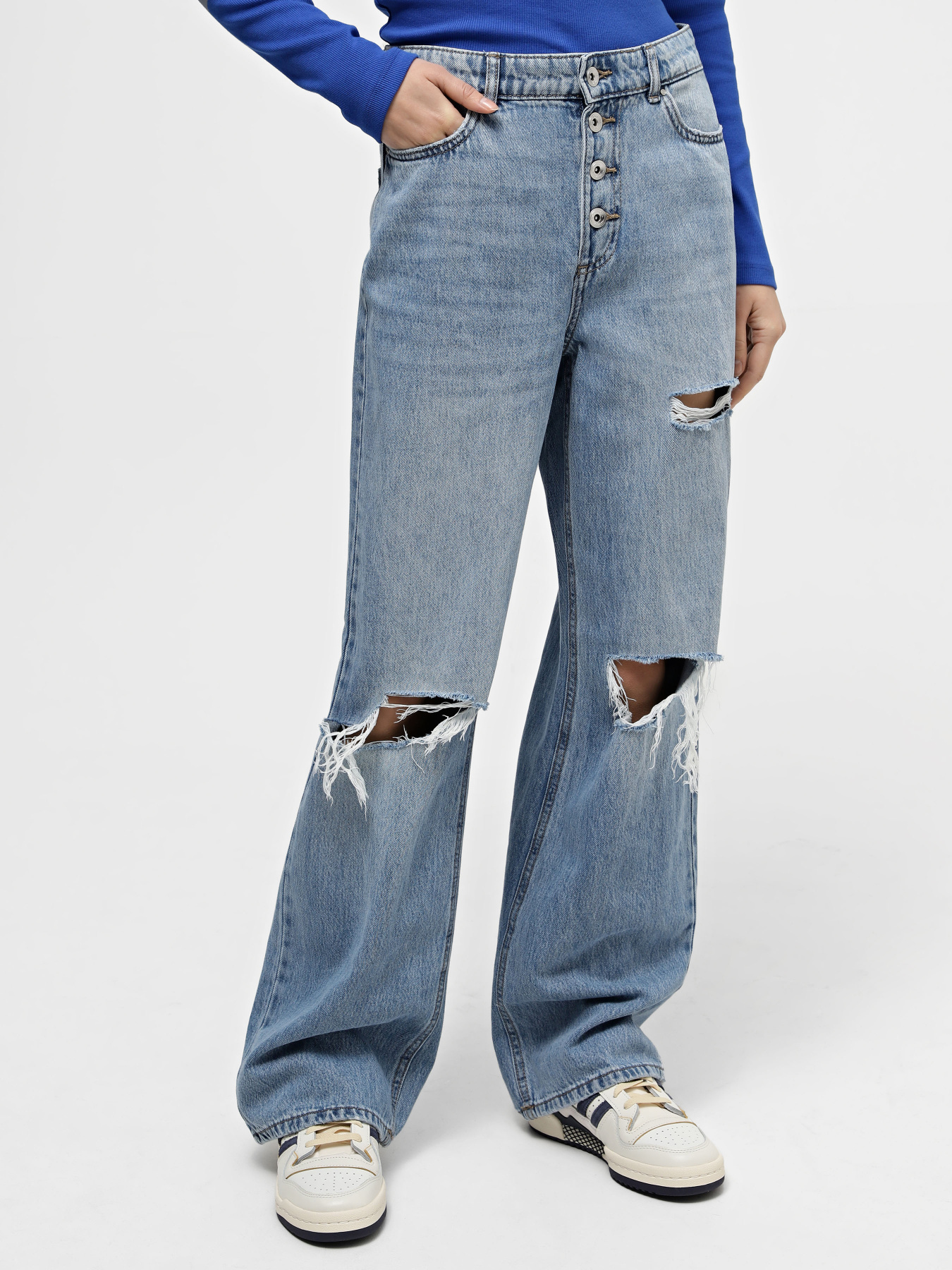 Широкі джинси Only модель 15249721_Light Blue Denim Фото