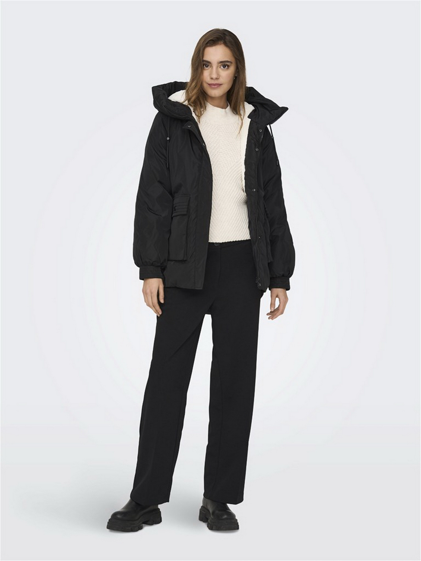 Зимняя куртка Only модель 15258475_Black Зимняя куртка Only модель 15258475_Black Фото