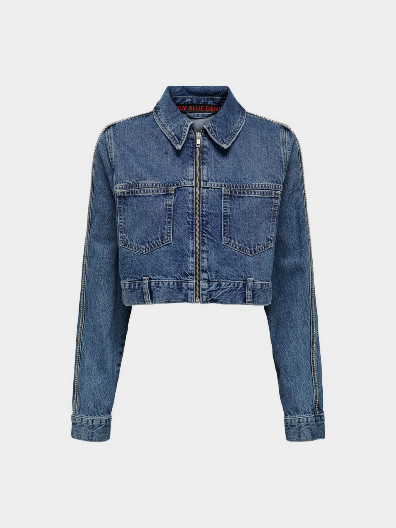 Джинсовая куртка Only модель 15304188_Medium Blue Denim Фото