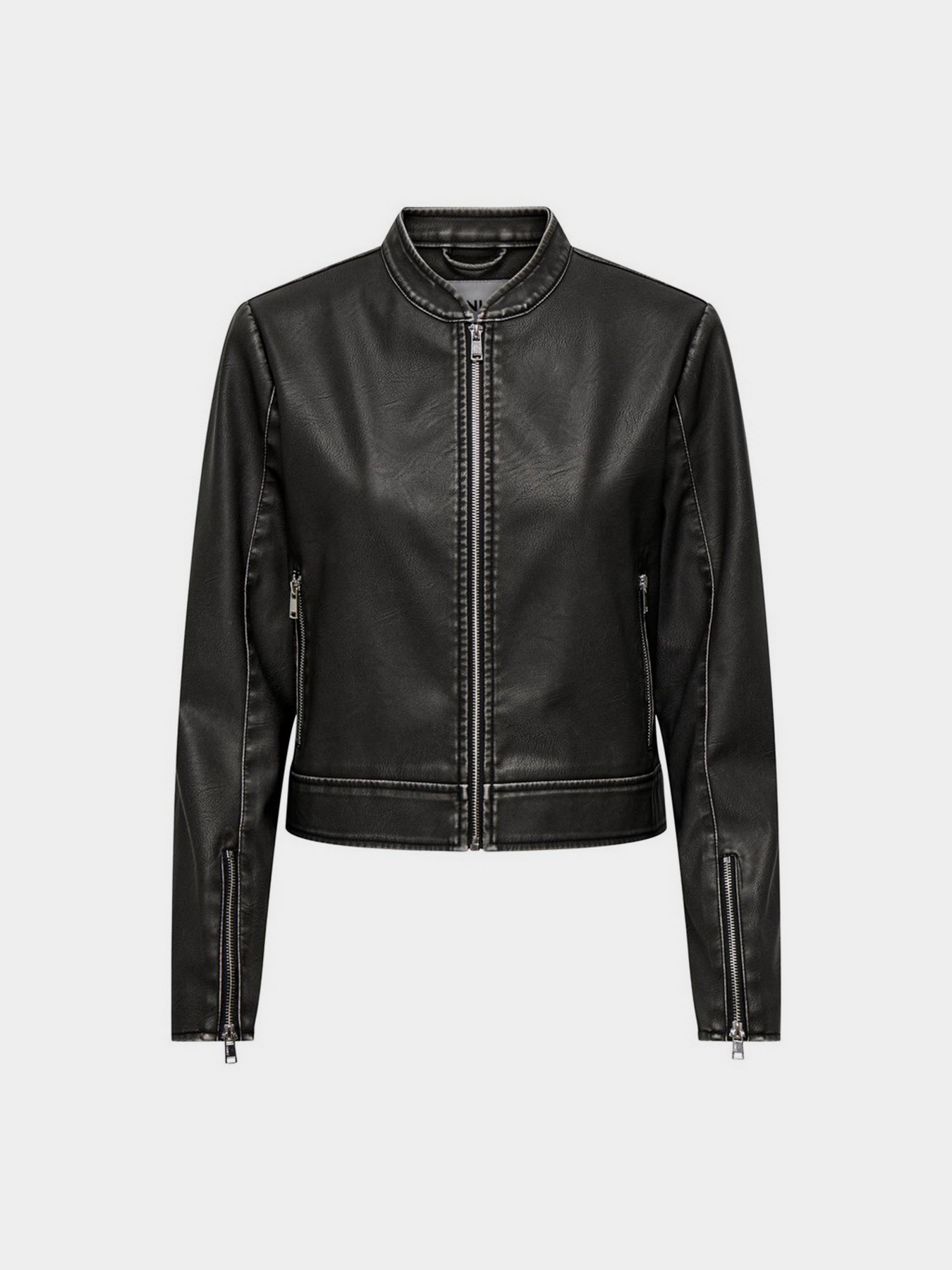 Куртка кожаная Only модель 15317180_Black Куртка кожаная Only модель 15317180_Black Фото