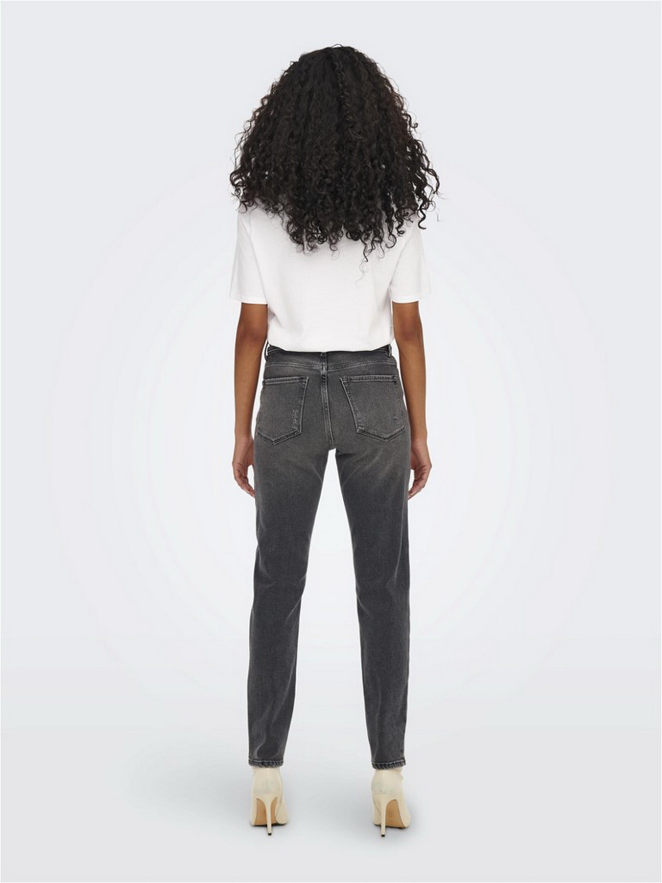 Зауженные джинсы Only модель 15259634_Dark Grey Denim Фото