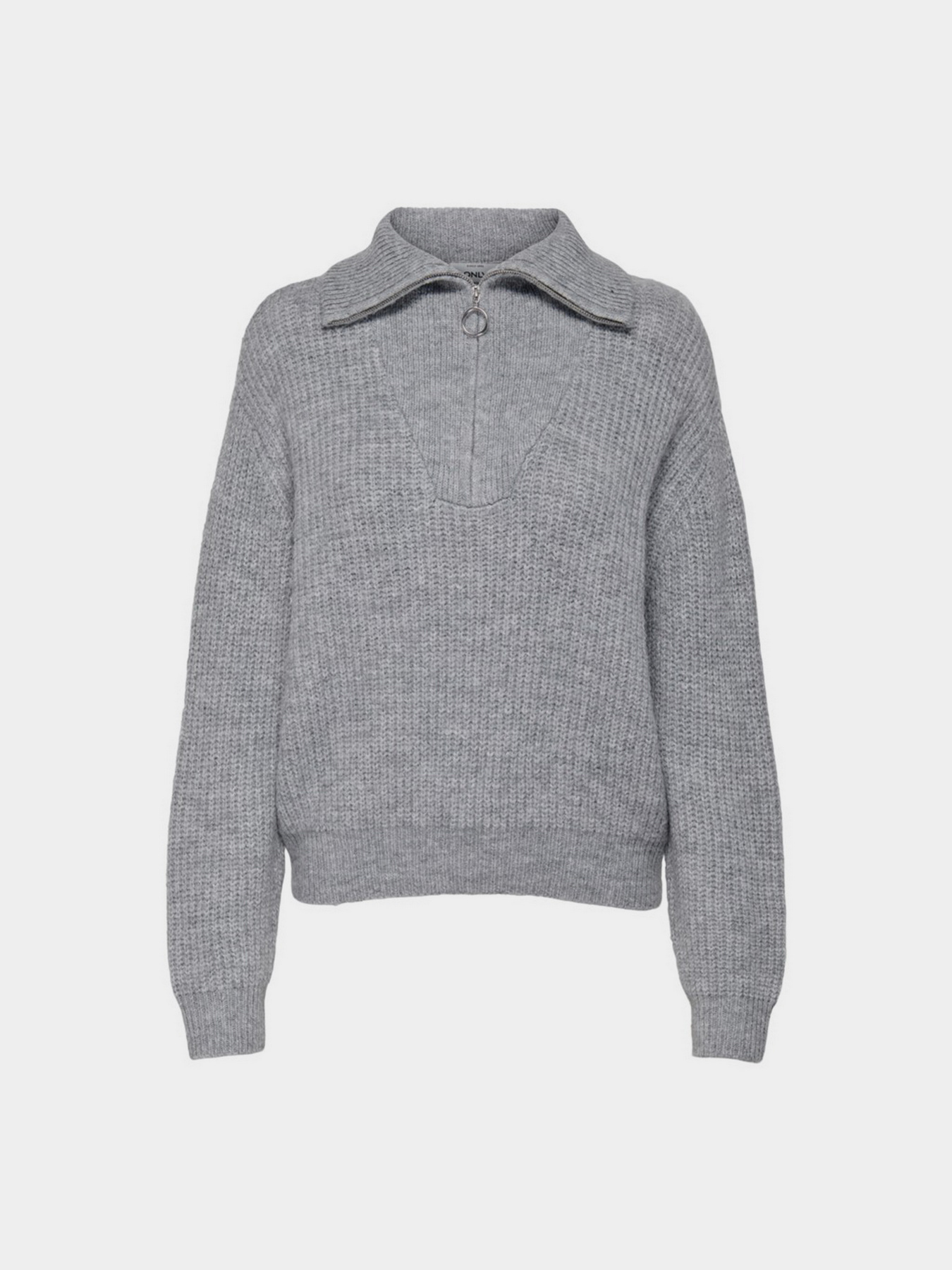 Кофта Only модель 15247008_Light Grey Melange Кофта Only модель 15247008_Light Grey Melange Фото