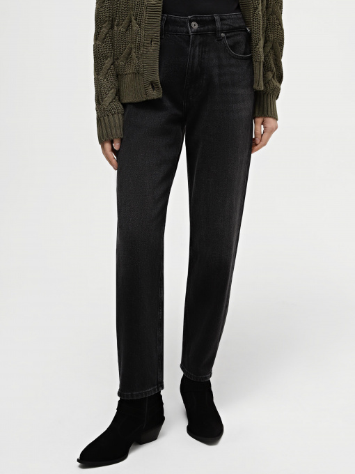 Зауженные джинсы Only модель 15235780_Black Denim Фото