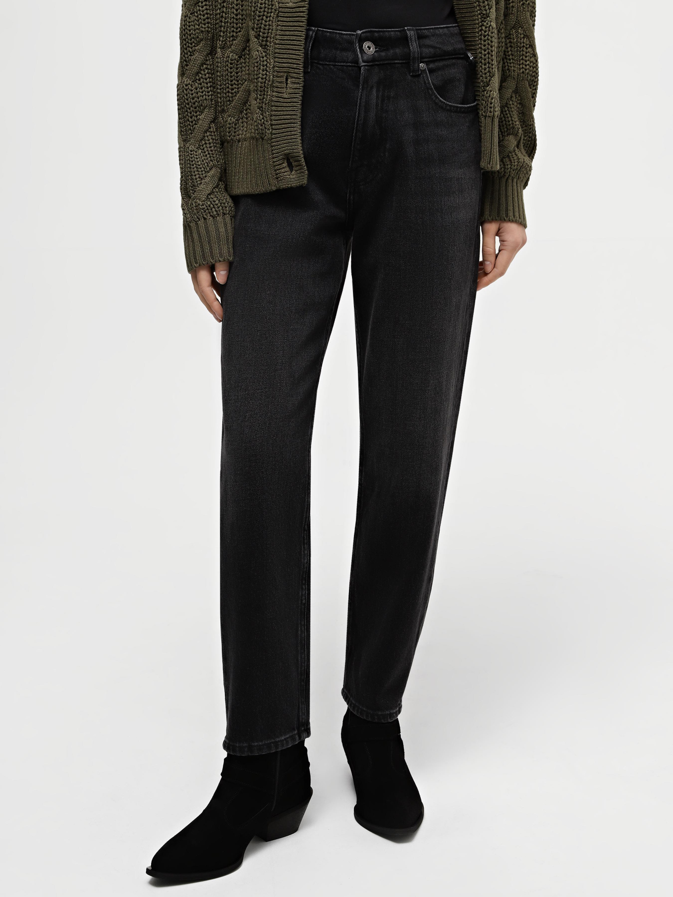 Зауженные джинсы Only модель 15235780_Black Denim Фото