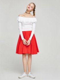 Костюм Only модель 117107526F16_білий з червоним Фото