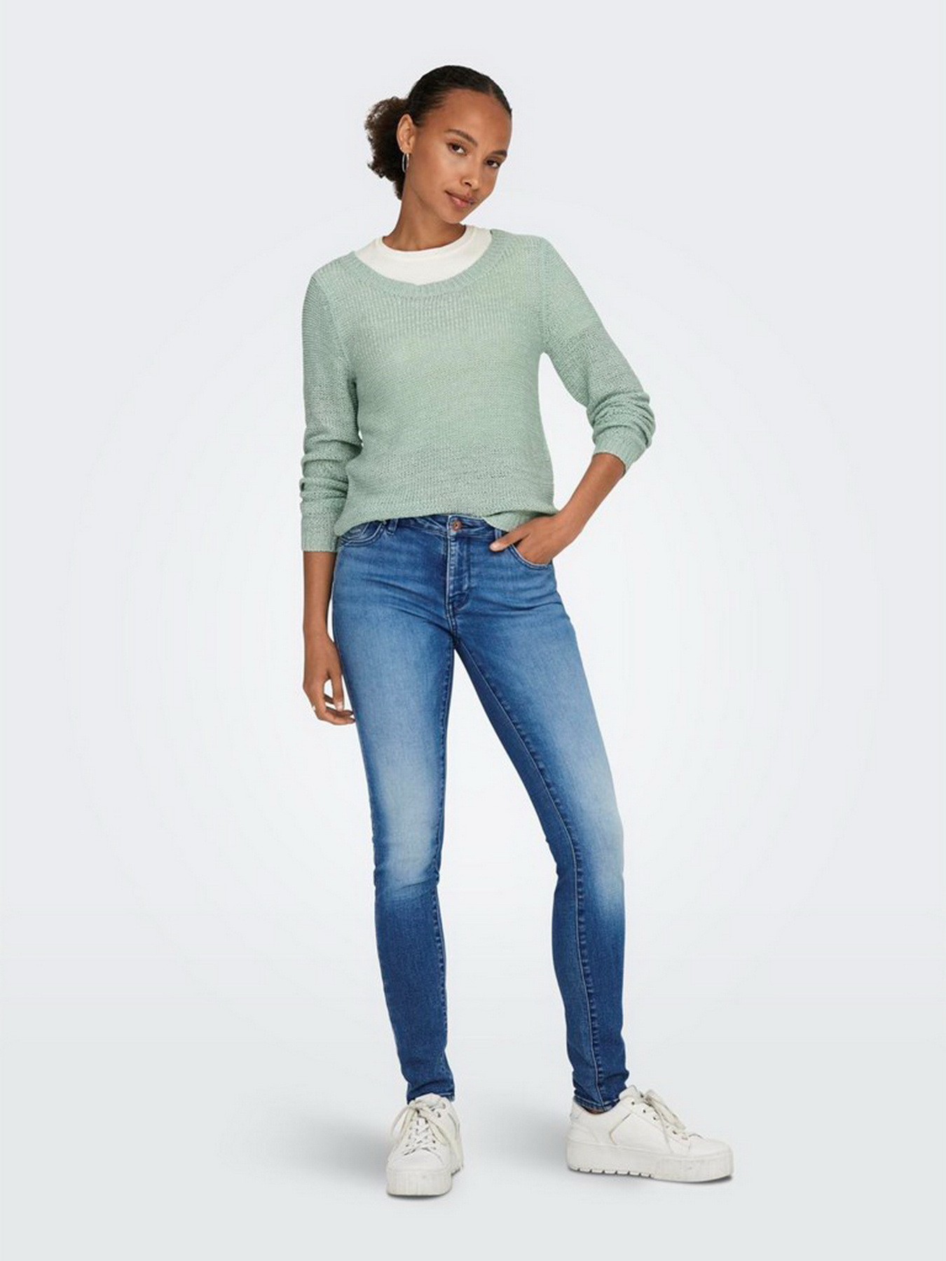 Джемпер Only модель 15113356_Harbor Gray Фото