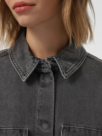 Рубашка повседневная Only модель 15295757_Medium Grey Denim Рубашка повседневная Only модель 15295757_Medium Grey Denim Фото