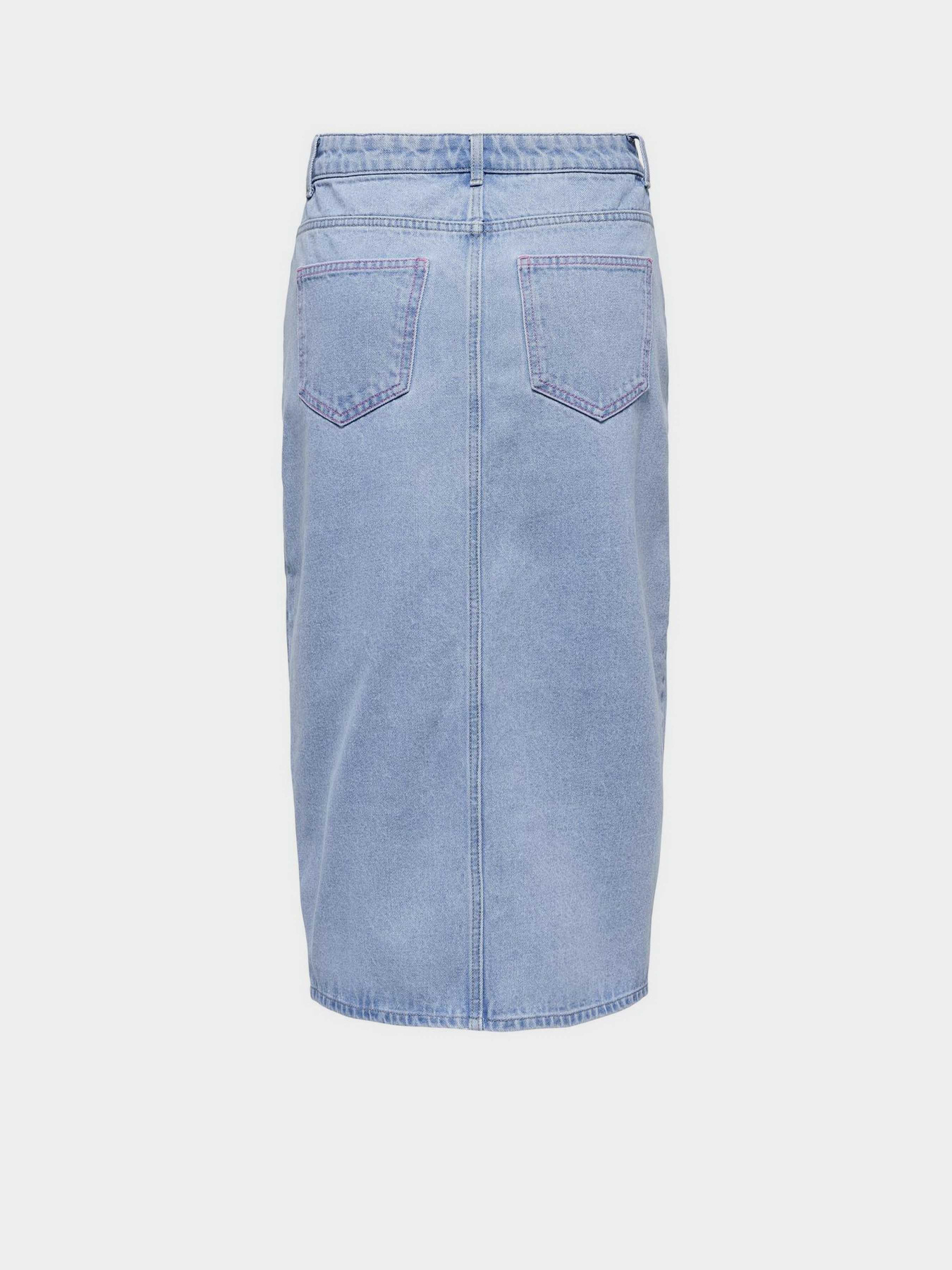 Джинсовая юбка Only модель 15330818_Light Blue Denim PINK Фото
