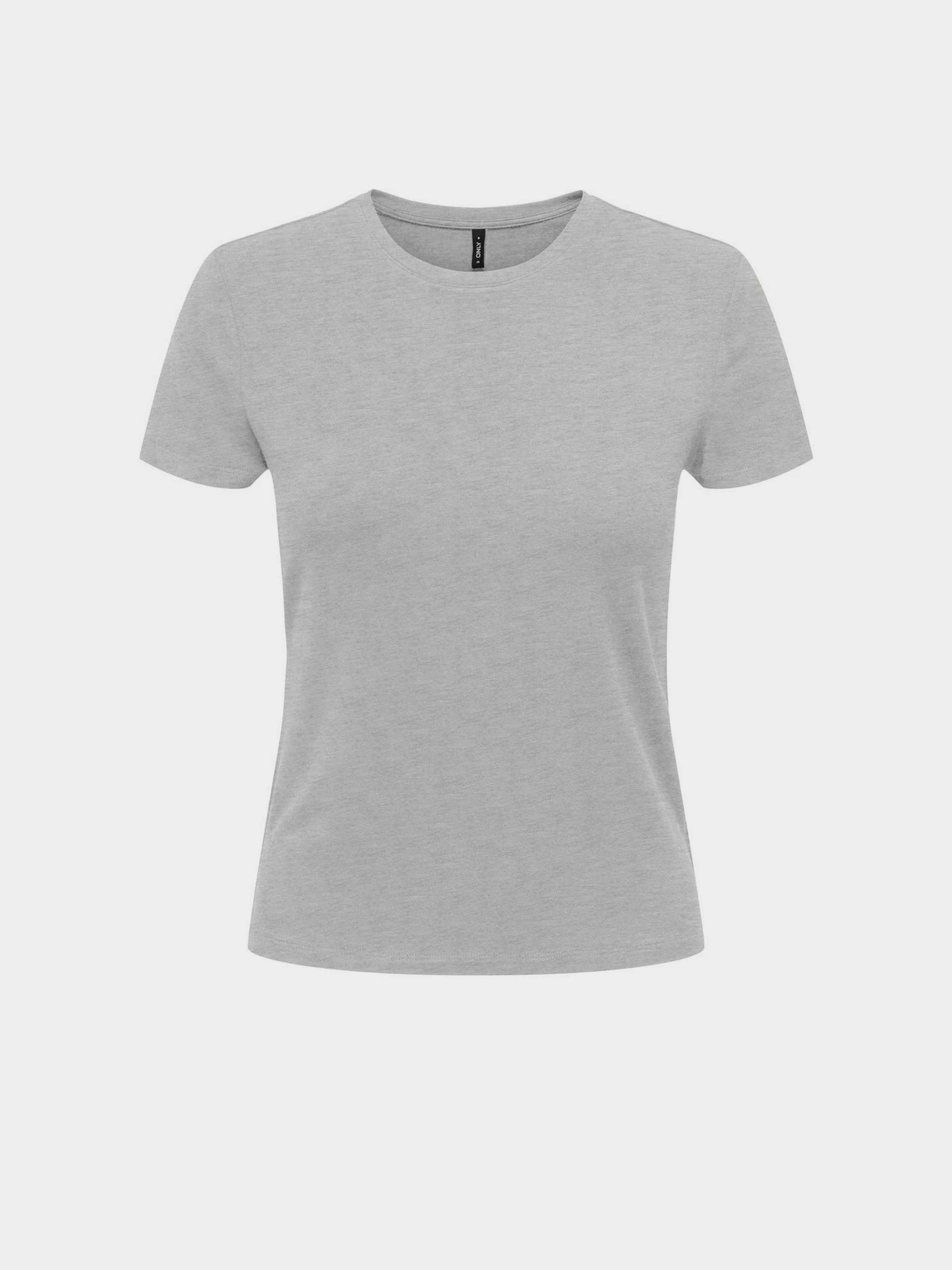 Футболка Only модель 15339569_Light Grey Melange Фото