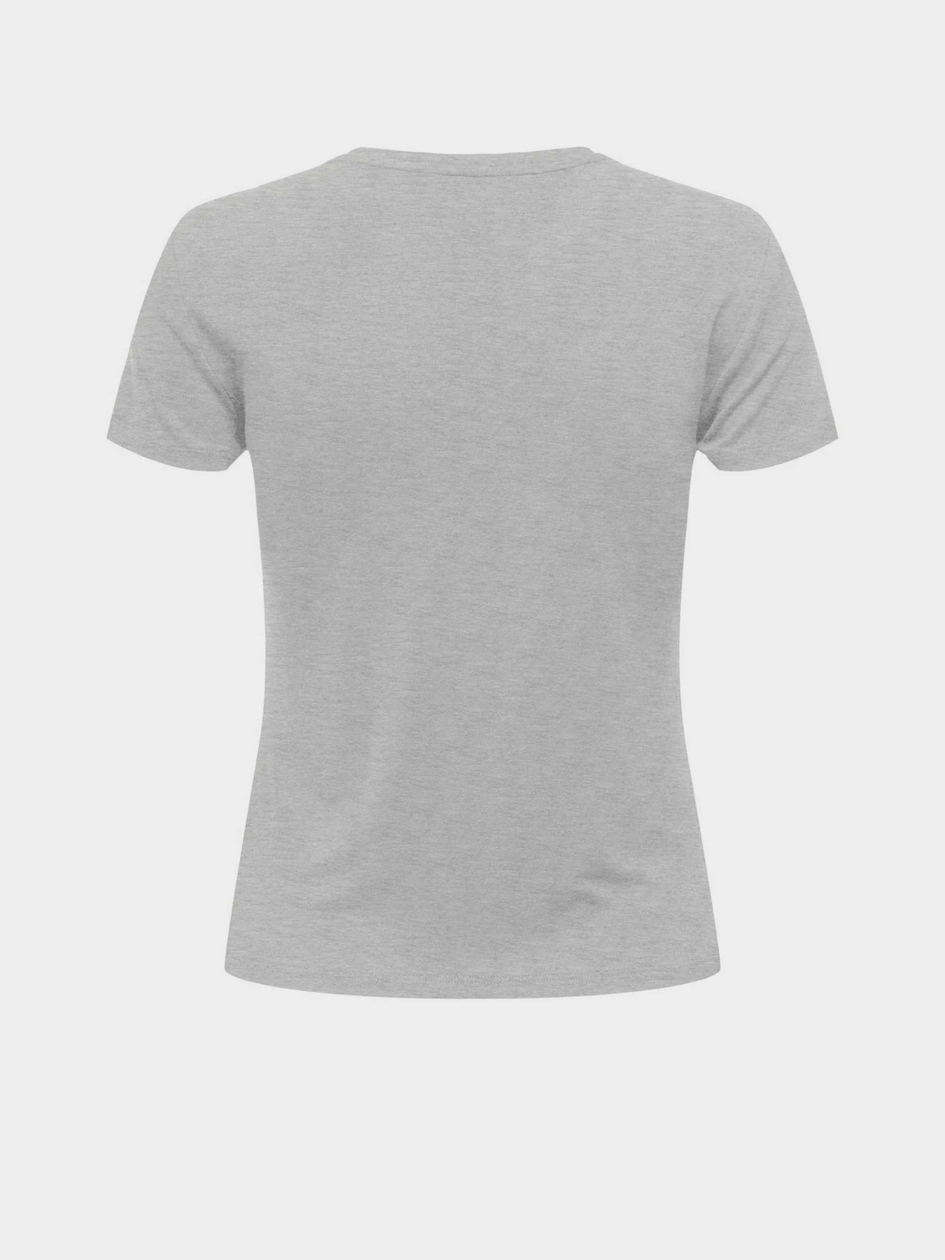 Футболка Only модель 15339569_Light Grey Melange Футболка Only модель 15339569_Light Grey Melange Фото