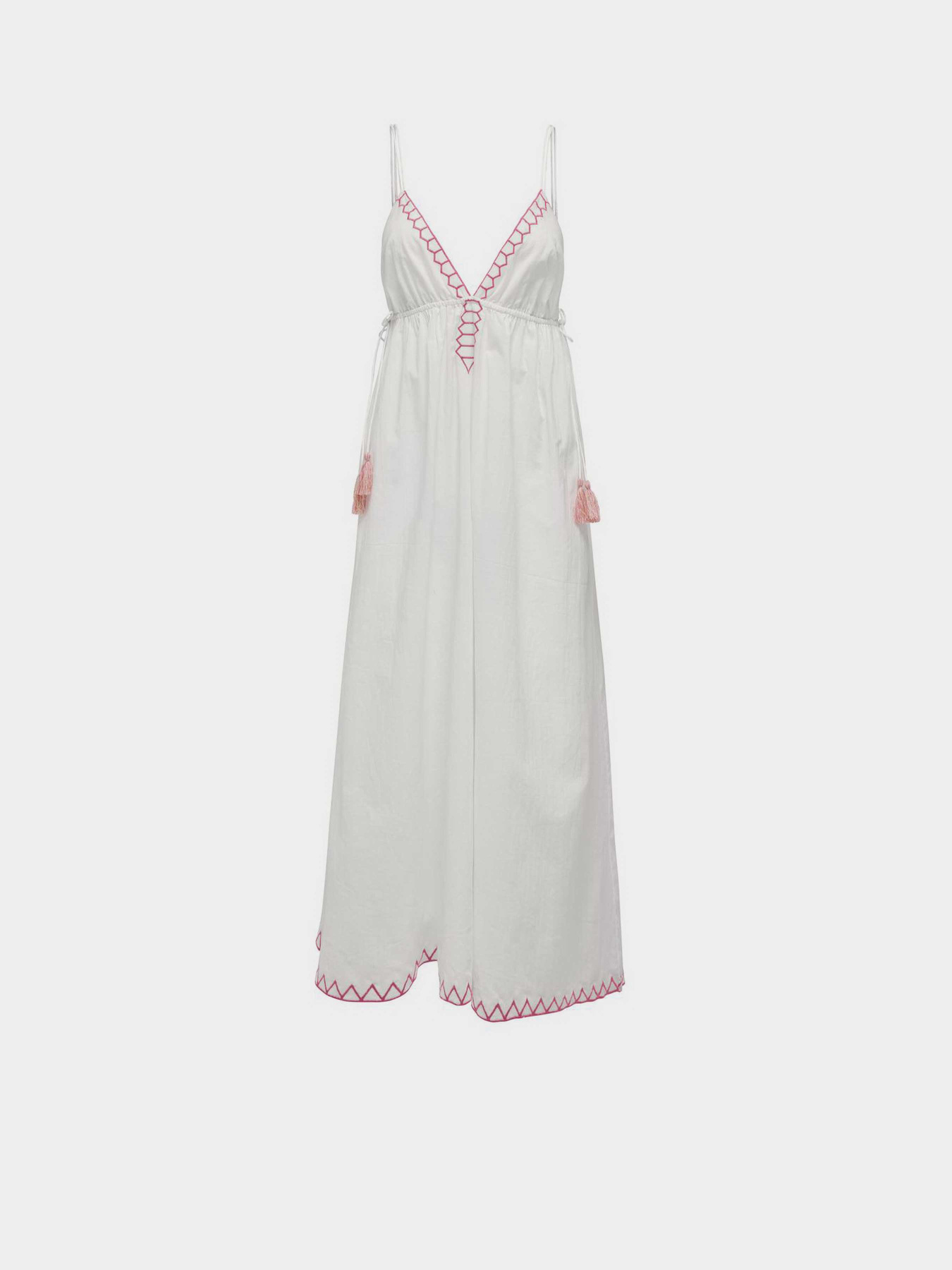 Сарафан Only Модель 15340767_Cloud Dancer PINK EMB Фото