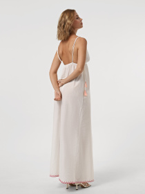 Сарафан Only модель 15340767_Cloud Dancer PINK EMB Фото