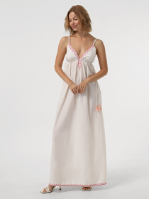 Сарафан Only модель 15340767_Cloud Dancer PINK EMB Фото