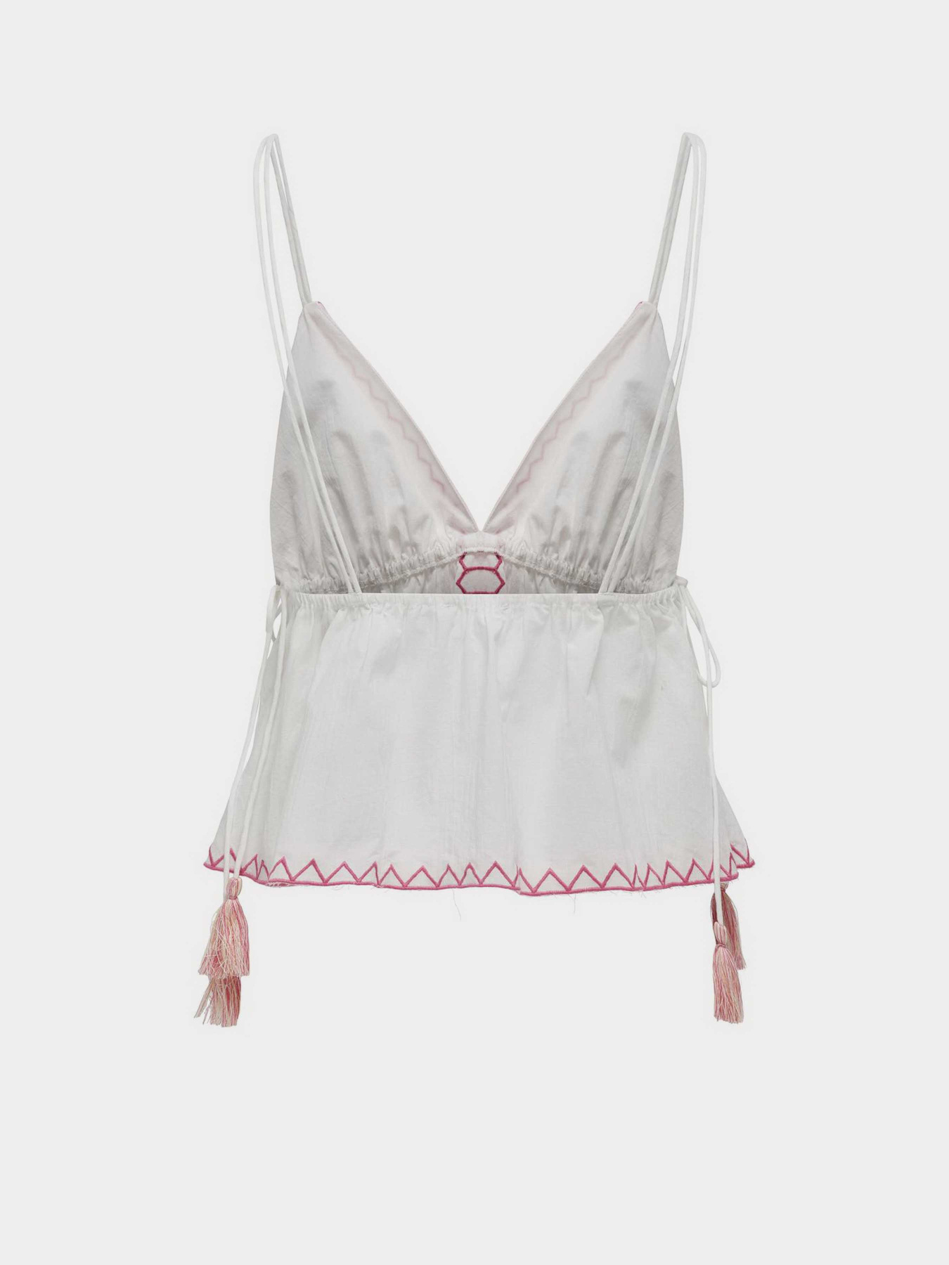 Майка Only модель 15340768_Cloud Dancer PINK EMB. Фото