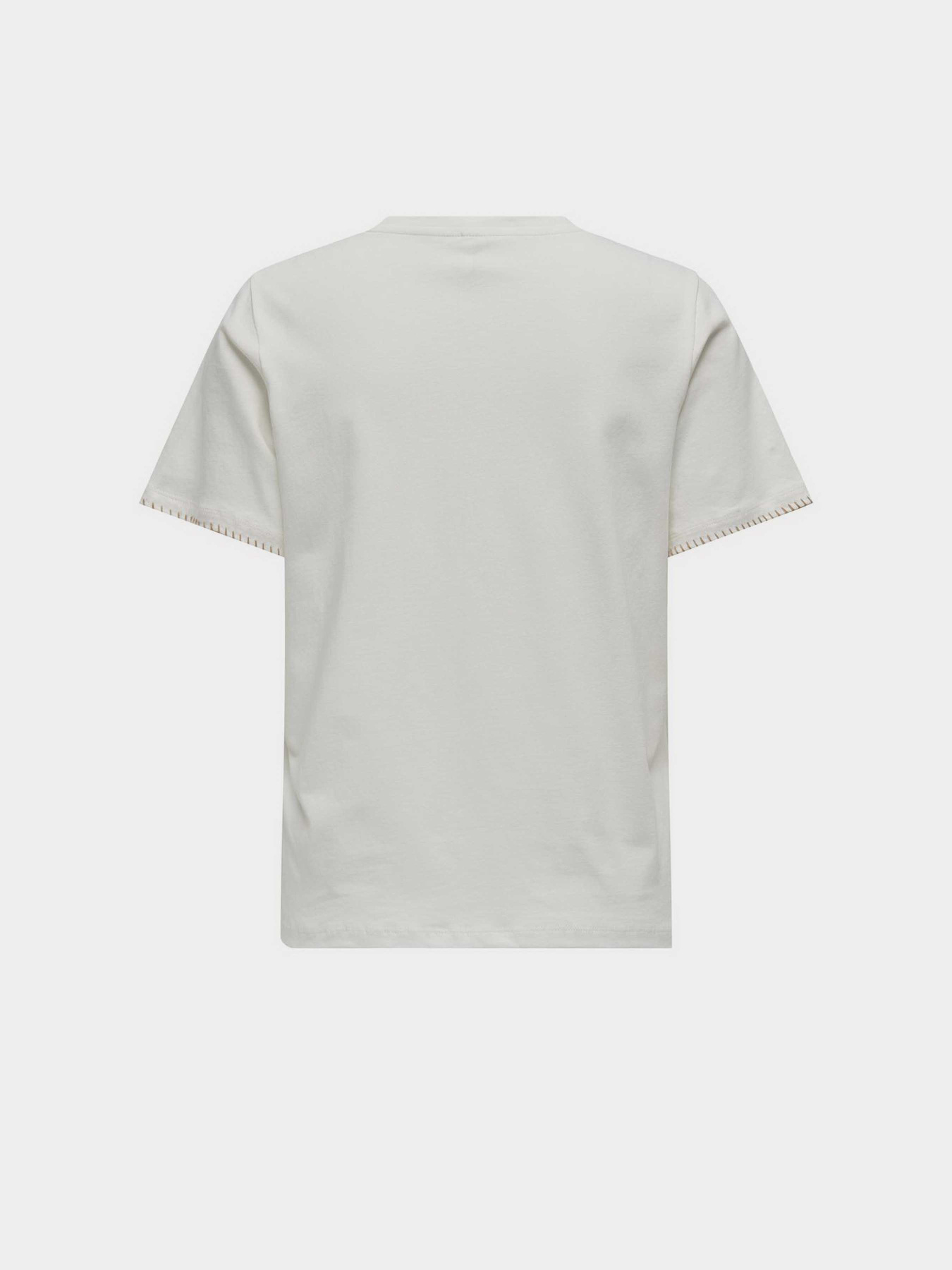 Футболка Only модель 15340871_Cloud Dancer Walnut Фото