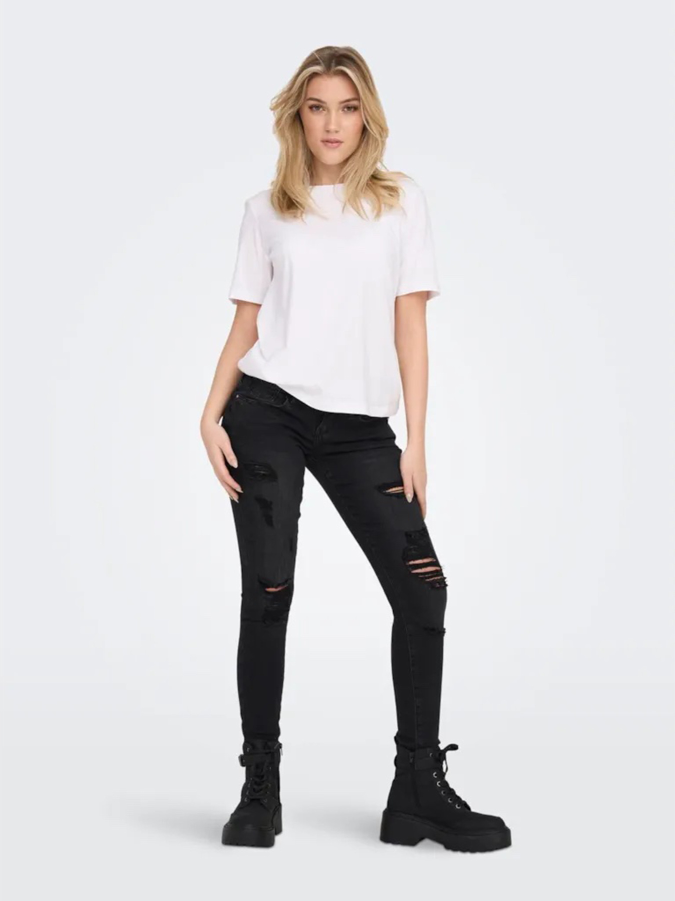 Футболка Only модель 15270390_White Футболка Only модель 15270390_White Фото