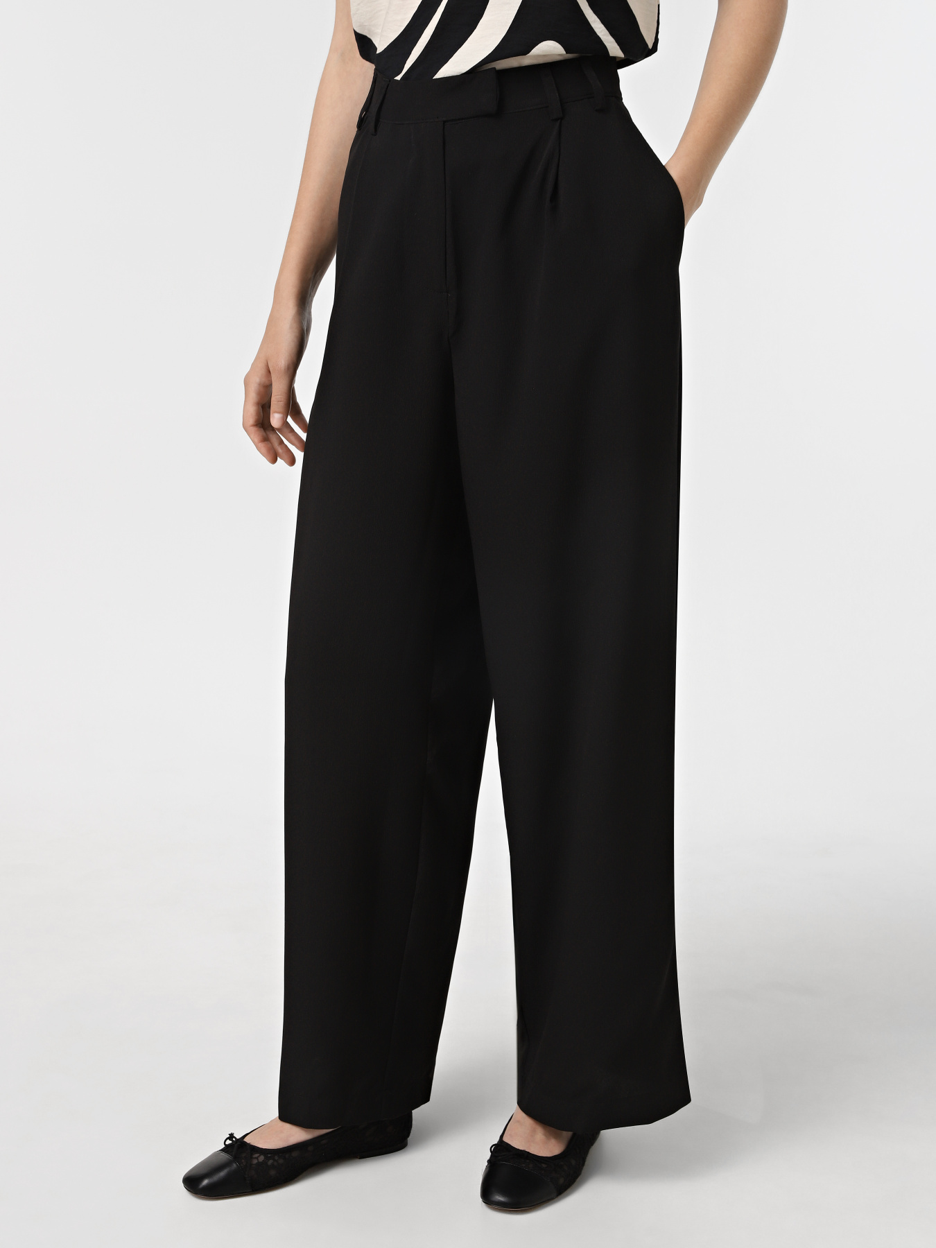 Штани палаццо Only модель 15330245_Black Фото