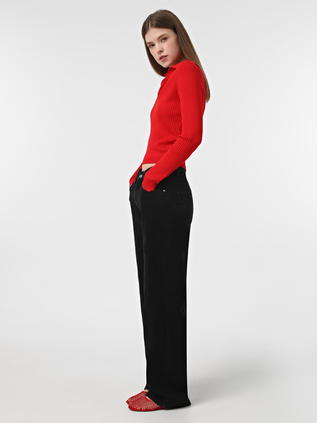 Поло Only модель 15344841_Racing Red Поло Only модель 15344841_Racing Red Фото