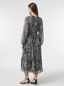 Сукня міді Only модель 15329223_Gray Violet Ranch animal Фото