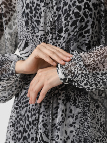 Сукня міді Only модель 15329223_Gray Violet Ranch animal Фото