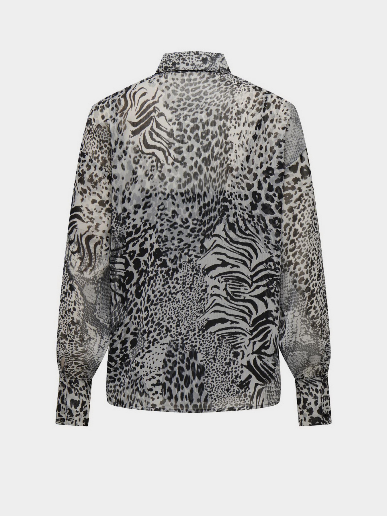 Блуза Only модель 15329222_Gray Violet Ranch animal Фото