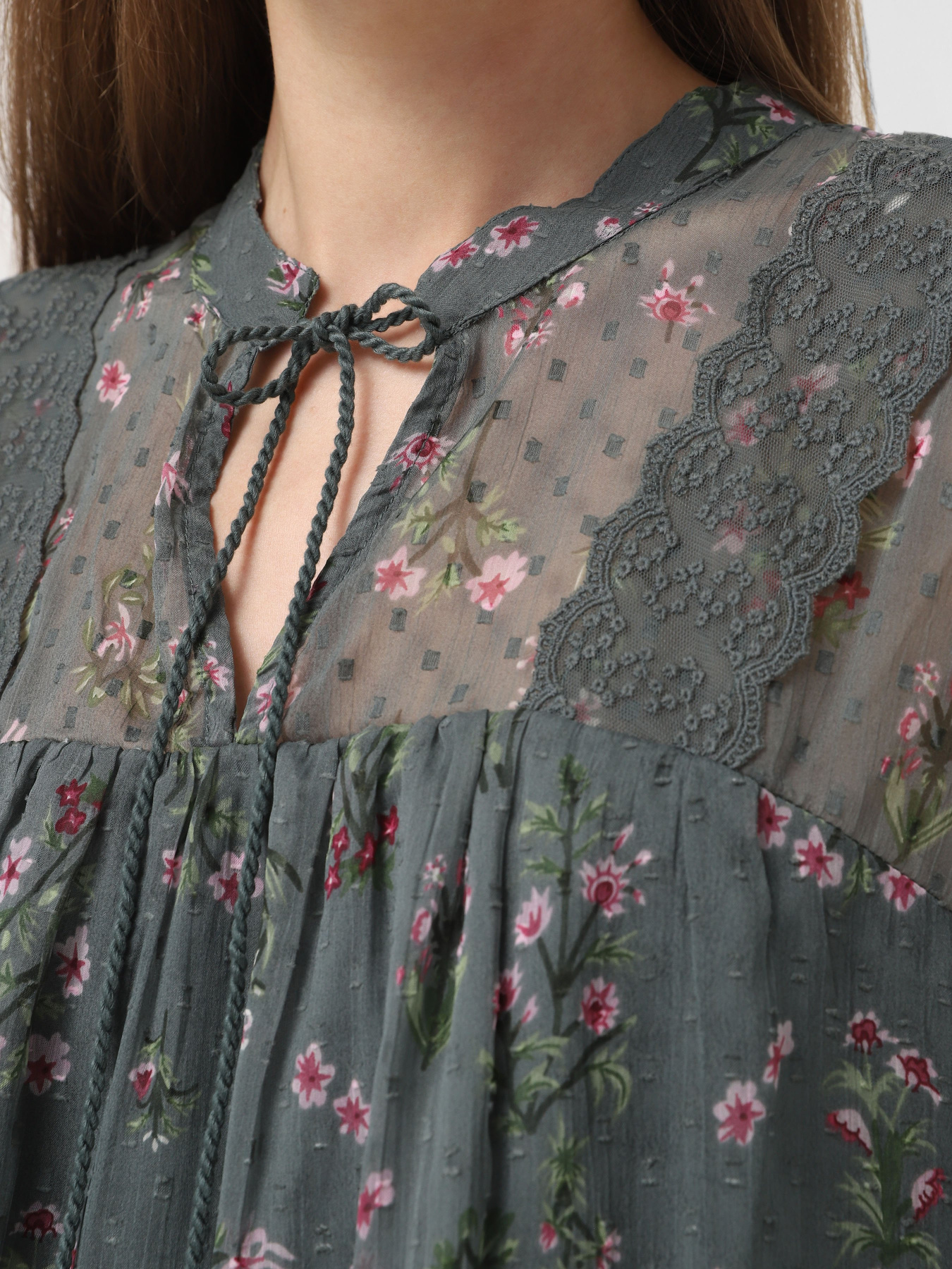 Блуза Only модель 15303600_Balsam Green LIGHT PINK FL Блуза Only модель 15303600_Balsam Green LIGHT PINK FL Фото