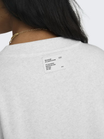 Свитшот Only модель 15329800_Light Grey Melange Champio Свитшот Only модель 15329800_Light Grey Melange Champio Фото