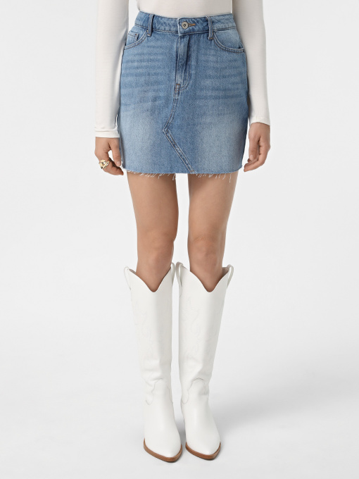 Джинсовая юбка Only модель 15325678_Medium Blue Denim Фото